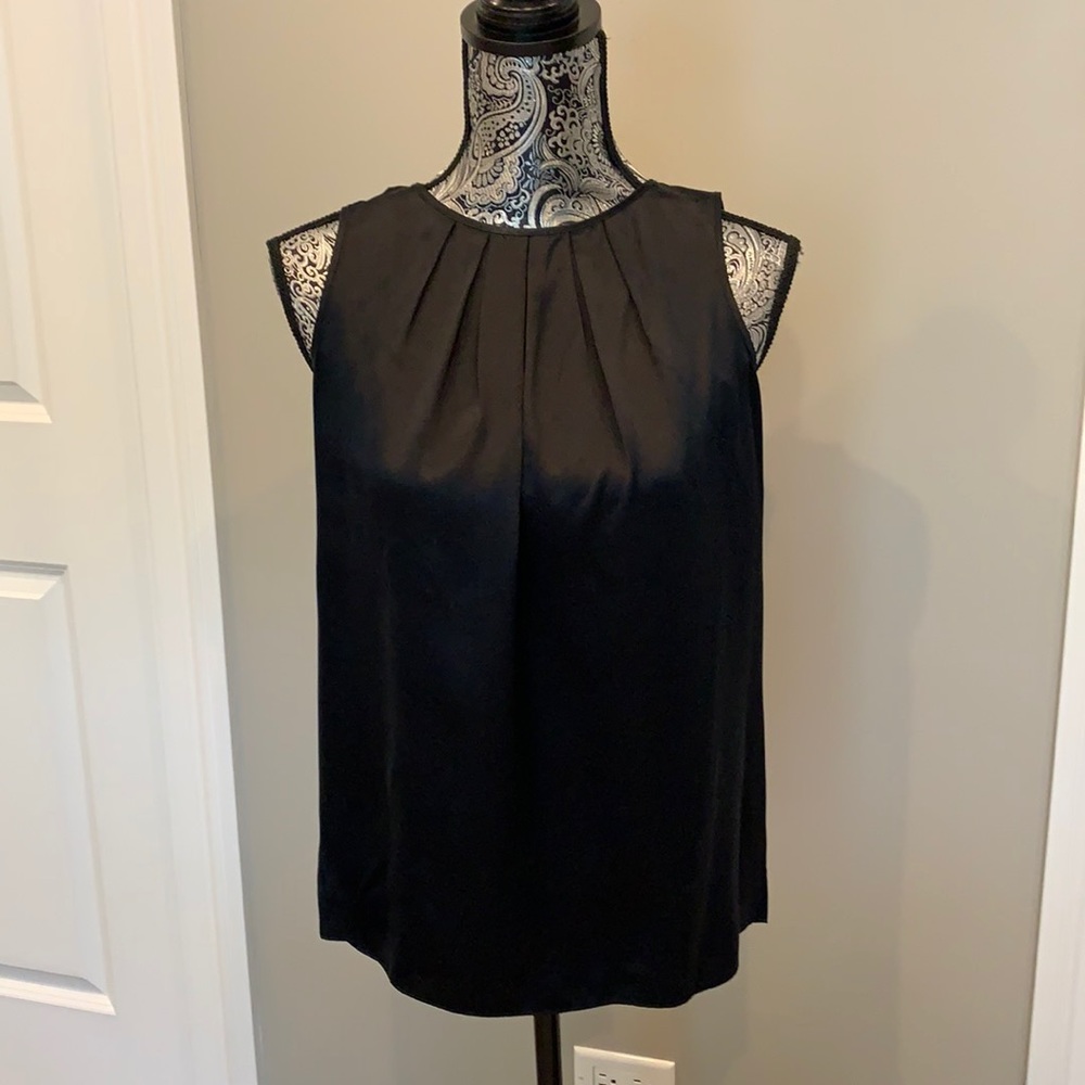 Saks Fifth Avenue Black Silk Top